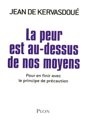 cover image of La peur est au-dessus de nos moyens